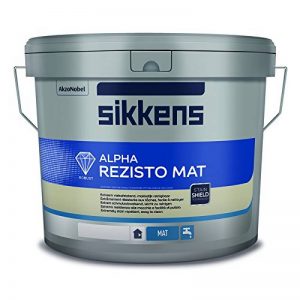 Alpha rezisto Matt RM Blanc 5L peinture émulsion Sikkens haute lavabilita 'pour mur sans taches de la marque Sikkens image 0 produit