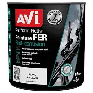 AVI - PERFORM ACTIV FER - Peinture Anti Corrosion - Brillant - 0,5L - BLANC CALIBRE de la marque Avi image 0 produit