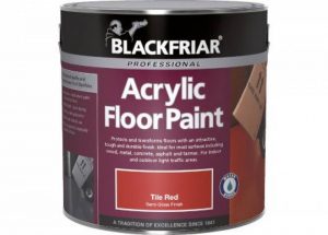 Blackfriar Peinture acrylique Peinture de sol carrelage Rouge 1L de la marque Blackfriar image 0 produit