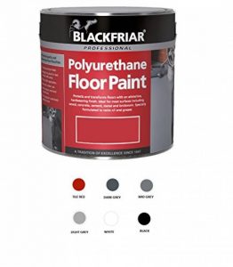 Blackfriar Peinture pour sols en polyuréthane pour intérieur/extérieur Noir 5 l de la marque Blackfriar image 0 produit