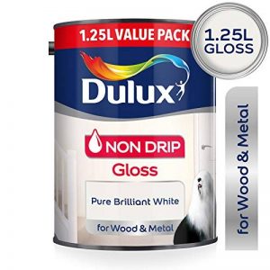 DULUX 1,25 L anti-goutte Peinture brillante – Blanc pure brillant de la marque Dulux image 0 produit