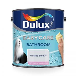 DULUX 500001 Peinture de salle de bain plus brillante 2,5 l – Givré en acier de la marque Dulux image 0 produit