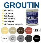 Groutin Grout Reviver, blanc, produit qui restaure et rajeunit les vieux joints.Anti-bactérien et anti-fongique 125 ml. de la marque Groutin image 4 produit