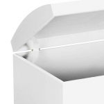 LAUBLUST Grand Coffre en Bois avec Couvercle bombé Blanc 35 x 25 x 19 cm de la marque LAUBLUST image 3 produit