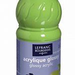 Lefranc Bourgeois acrylique glossy 500ml vert anis de la marque Lefranc-Bourgeois image 1 produit