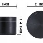 LIHAO Grinder Garrantie à Vie, 2”(5cm) Grinder en Zinc Alliage en 4 pièces - Noir de la marque LIHAO image 4 produit