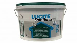 Lucite velours latex10 murale & plafond couleur soie Tapis D'intérieur Latex couleur blanc 5 l de la marque LUCITE image 0 produit