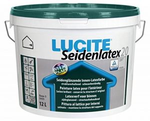 Lucite velours latex20 seidenglänz fin d'intérieur Latex couleur blanc 5 l de la marque LUCITE image 0 produit