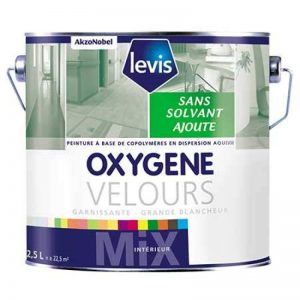 OXYGENE VELOURS BLANC 15L Peinture 0% de solvant ajouté d'aspect velours pour murs intérieurs - Levis de la marque levis image 0 produit