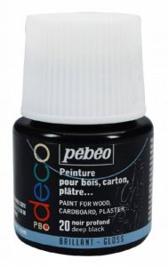 Pébéo 092020 Déco Acrylique 1 Flacon Noir Profond 45 ml de la marque Pébéo image 0 produit