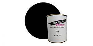 Peinture acrylique aspect velours Aqua bois - Meuble bois - 34 couleurs - 750 ml - 7.5 m² (Noir) de la marque BOX-DECO-COULEURS image 0 produit
