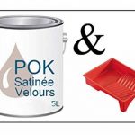 Peinture Acrylique pour murs Satin Lessivable - Rose Poudré - POK SATIN - 5 L + BAC OFFERT de la marque Pok image 1 produit