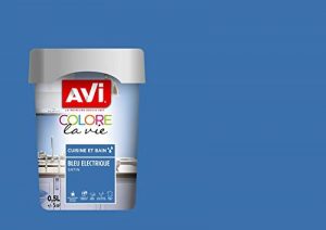 Peinture Cuisine & Bain, Avi Colore la Vie - Bleu Electrique Satin, 0,5L de la marque Avi image 0 produit