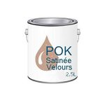 Peinture Pailletée Acrylique pour murs Satin Lessivable 2,5L - Beige Rosé - POK SATIN - 10m²/L de la marque Pok image 2 produit