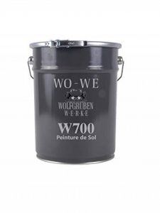Peinture revêtement de sol pour béton et ciment, intérieur-extérieur, gris anthracite - 10L de la marque Wowe image 0 produit