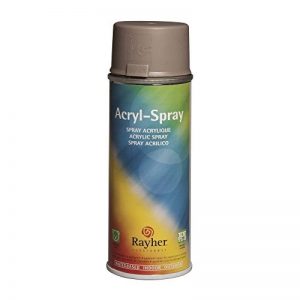 Rayher 34145509 Spray acrylique, boîte 200 ml de spray à  base deau idéal pour rénover ou enjoliver vos créations de faà§on originale, taupe de la marque Rayher-Hobby image 0 produit