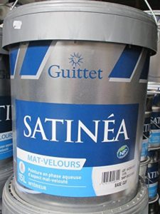 SATINEA MAT VELOUR BLANC 15L - Peinture en phase aqueuse d'aspect mat velours - GUITTET de la marque Guittet image 0 produit