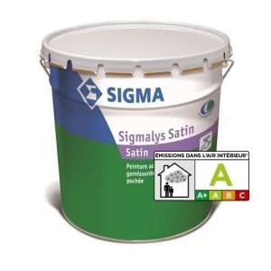 SIGMALYS SATIN BLANC 15L - Peinture garnissante acrylique satinée pochée - SIGMA de la marque Sigma image 0 produit