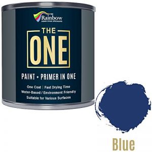 The One Peinture Multi-surfaces pour Bois Métal Plastique Intérieur & Extérieur Couleur Bleu Satiné 1 Litre de la marque THE ONE image 0 produit