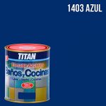 Titan M112276 – Salle de Bain et cuisine Peinture pour carrelage, Bleu, 750 ml de la marque Titan-Support-Systems image 1 produit