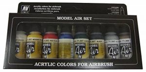Vallejo Model Air Set de couleurs de peinture basic pour air brush – Couleurs assorties (Lot de 8) de la marque Vallejo image 0 produit